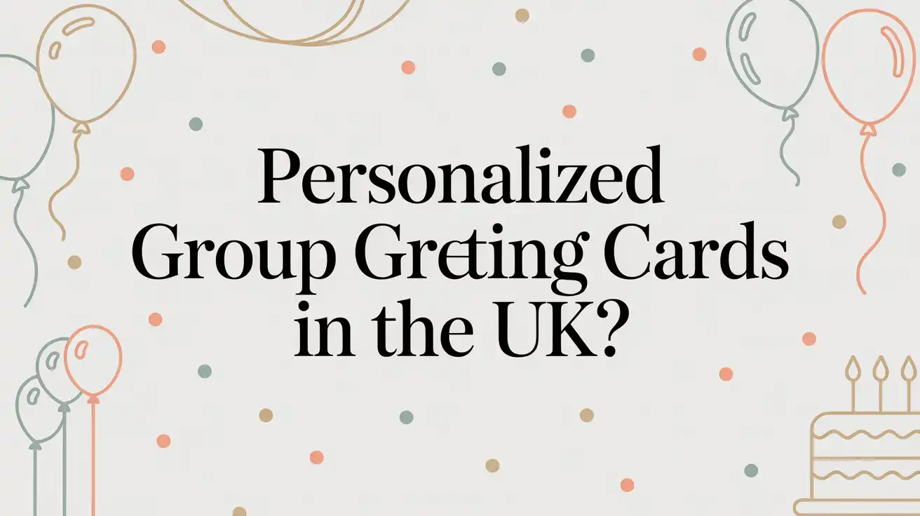 Personalized Group Greeting Cards in the UK near me