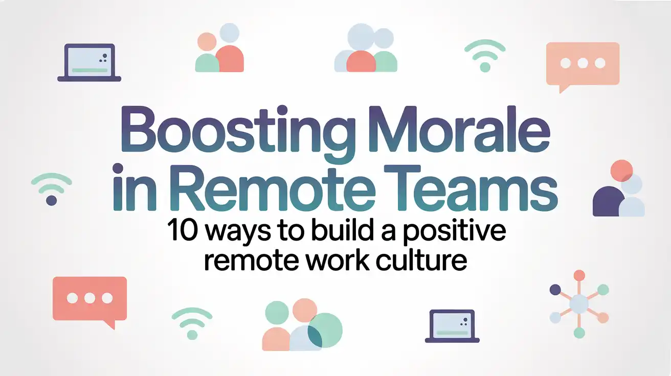 Boosting Morale in Remote Teams: How to Keep a Positive Atmosphere When Your Team Is Distributed