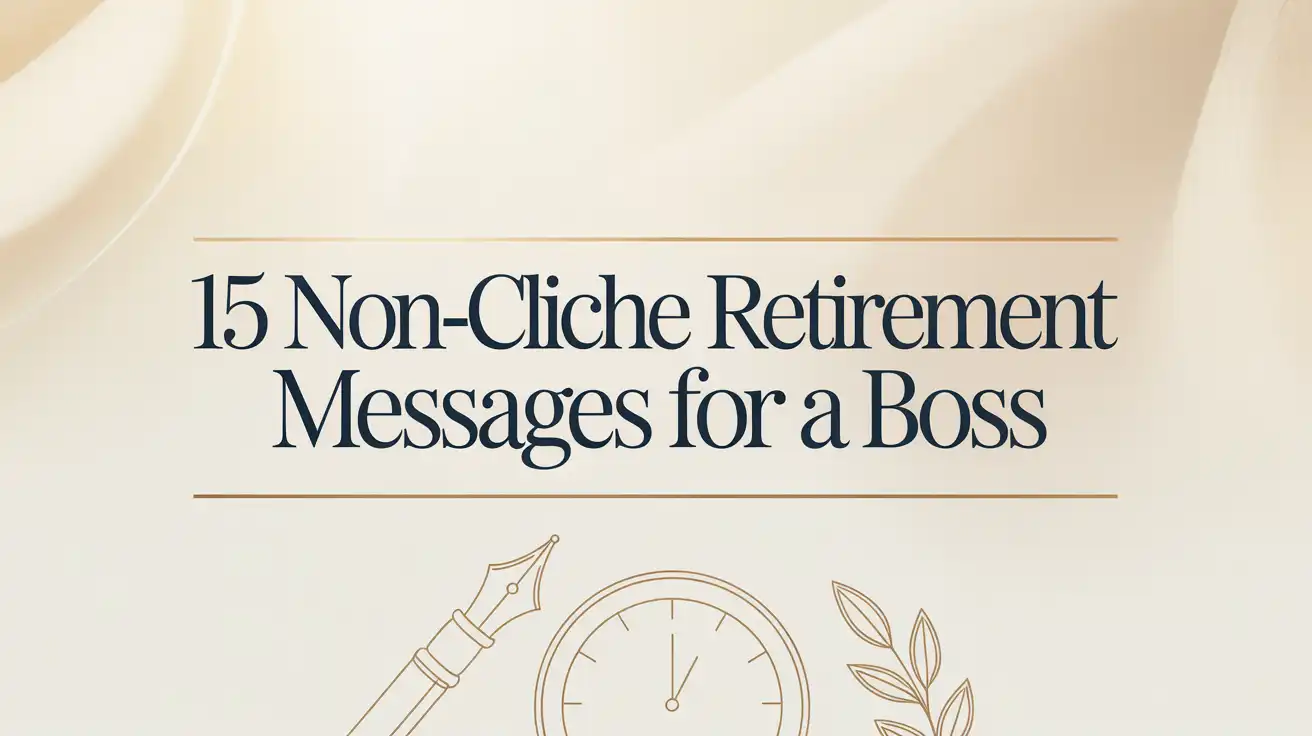 What to Write: 15 Non-Cliche Retirement Messages for a Boss