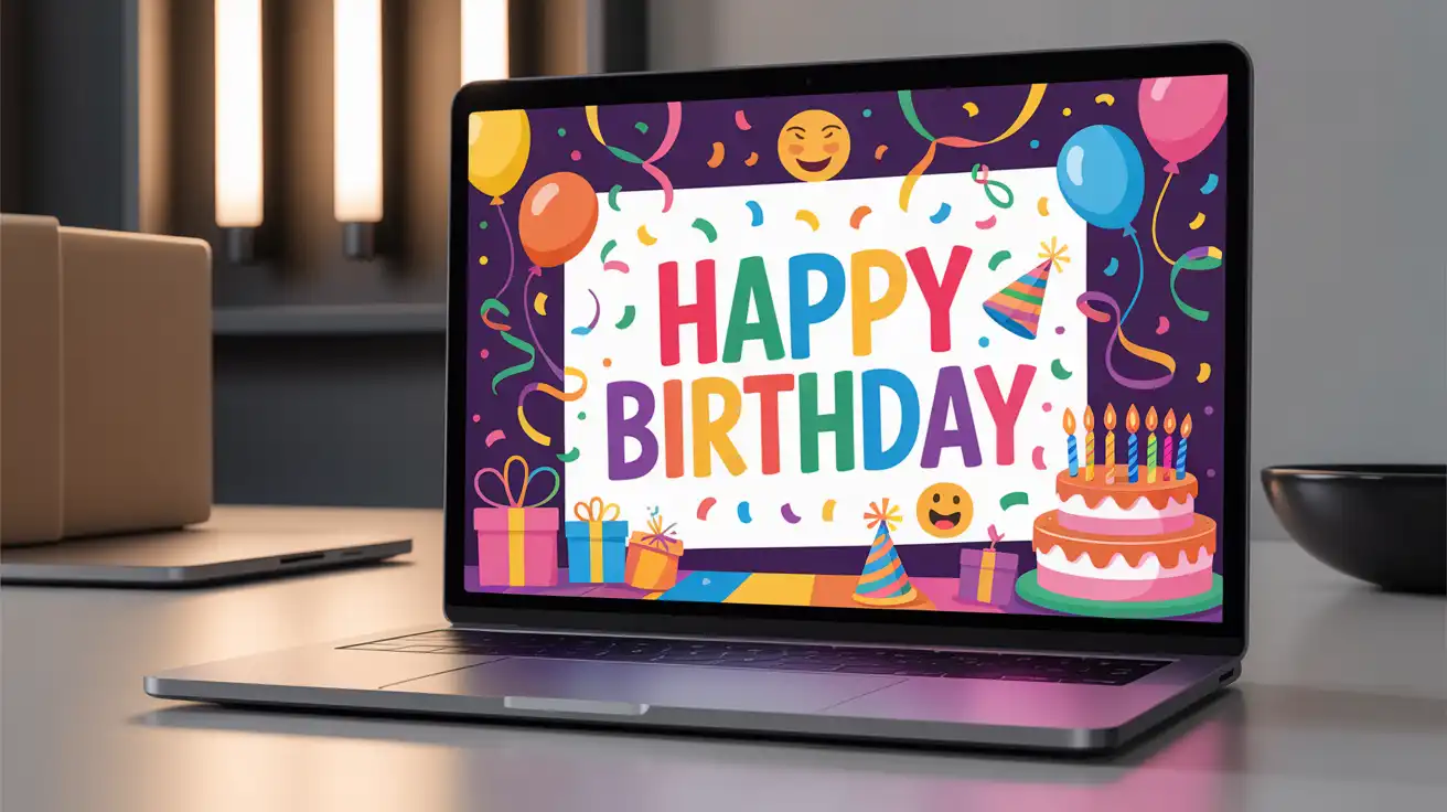How to Send the Perfect Virtual Birthday Card to a Colleague