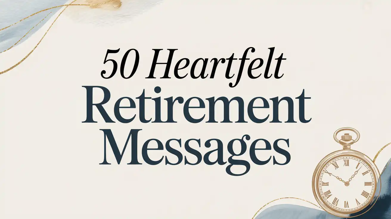 50 Heartfelt Retirement Messages