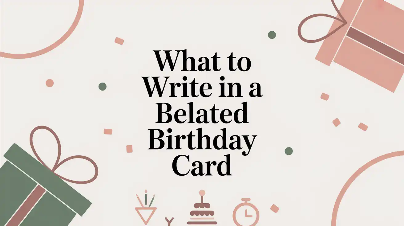 40 Belated Birthday Messages (Funny, Sincere & Thoughtful)