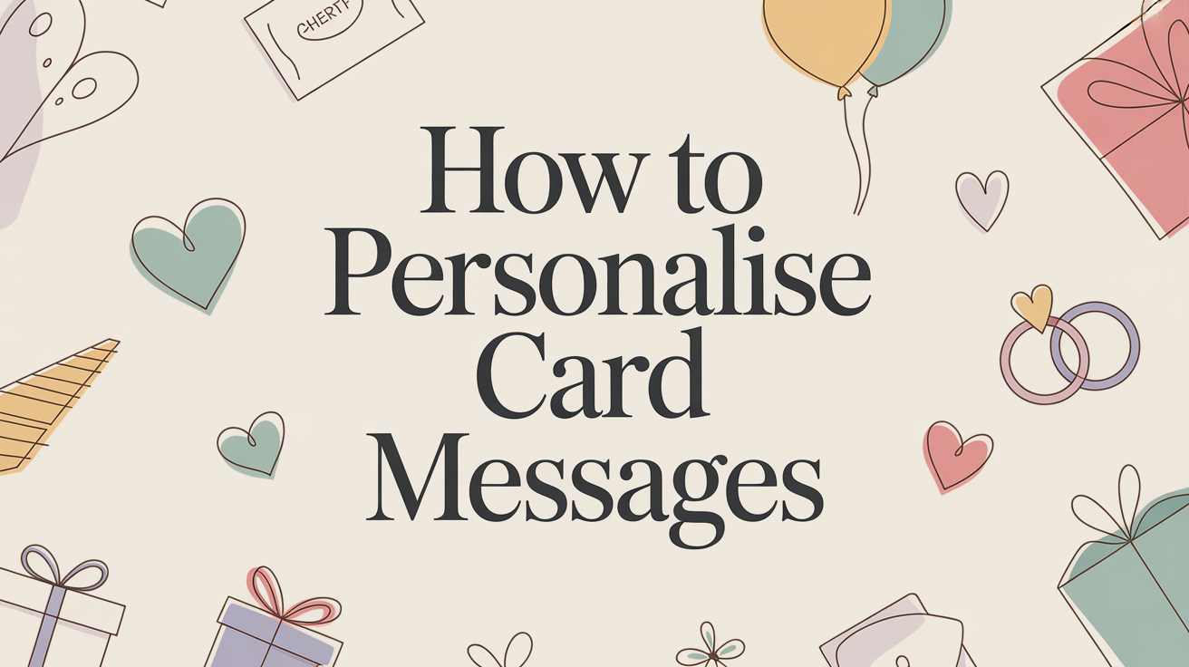 How to Personalise Card Messages Without Sounding Generic
